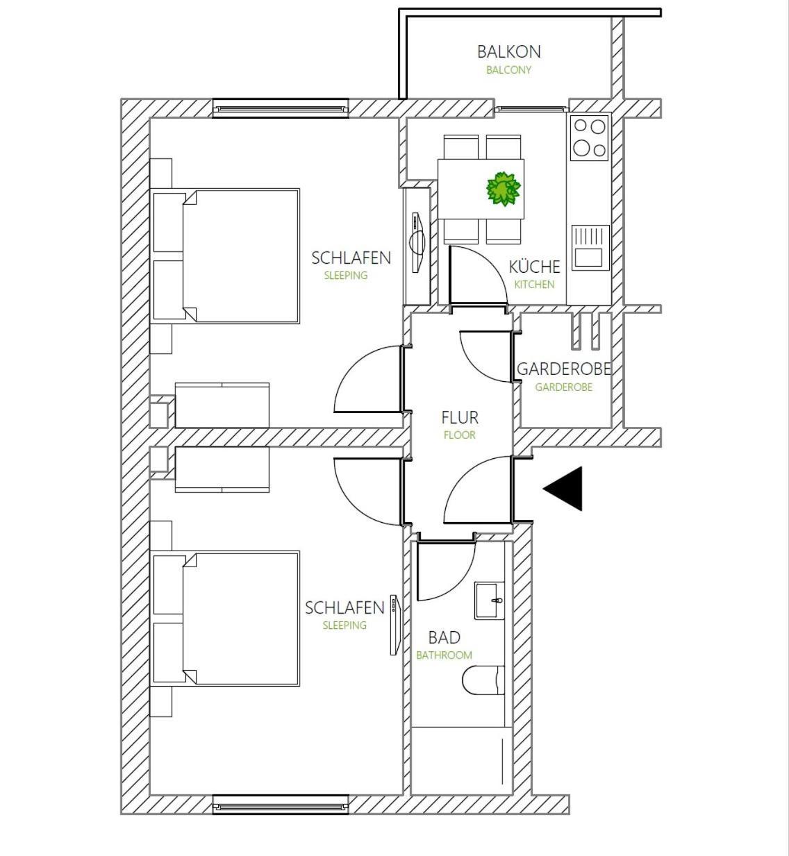 Glück Auf Schleiermacherstraße Apartamento Duisburg